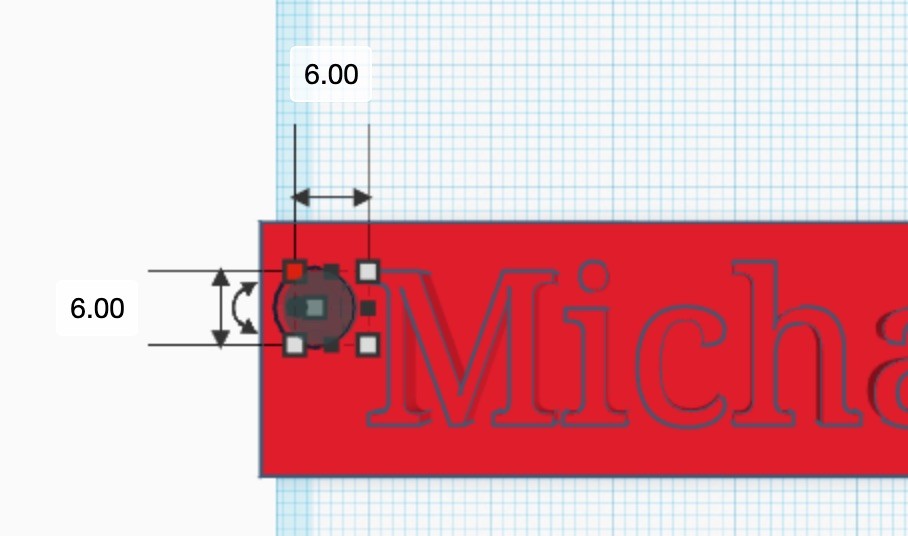 3D Printed Key Tag 21 3DP hollow cylinder update dimensions