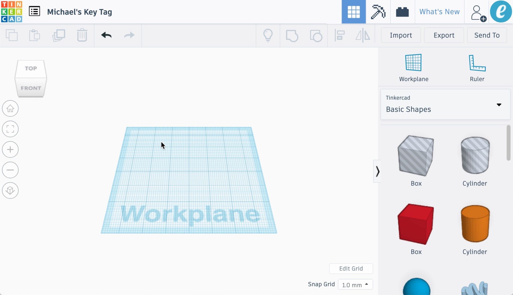3D Printed Key Tag 6 3DP updated grid window small scaled