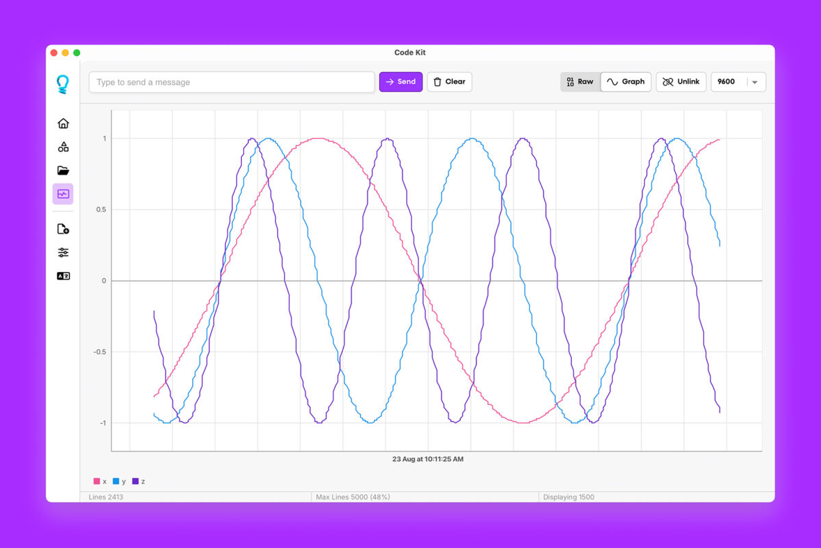 Code Kit Pro 5 Code Kit Pro Serial Monitor Plot Graph Feature 2024